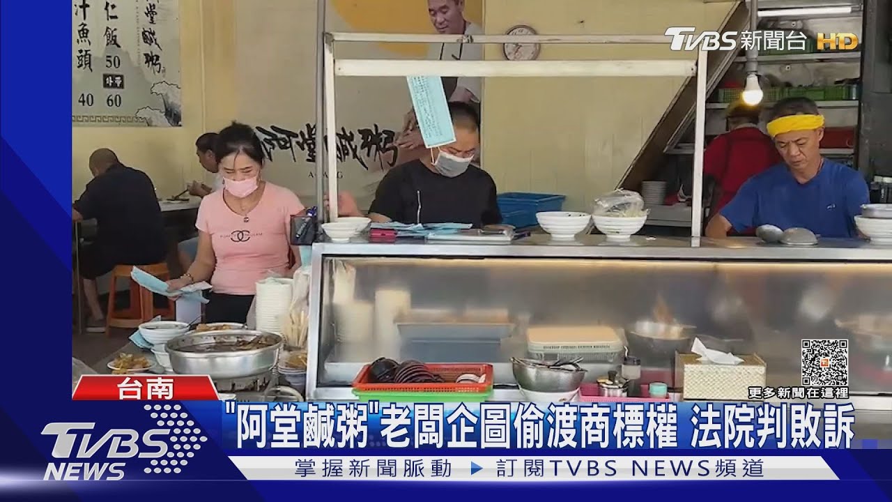 「阿堂鹹粥」商標偷轉移給兒子無效! 債權人提告勝訴