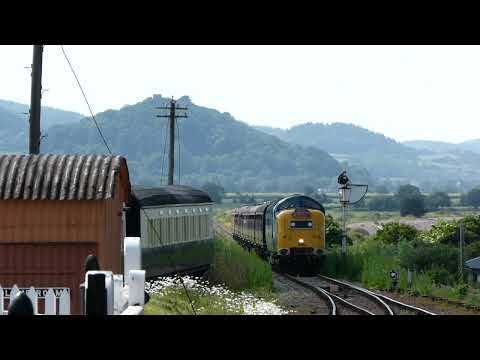 Deltic 55009 Alycidon at Blue Anchor