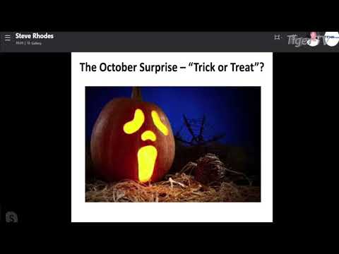 October 5th, Steve Rhodes on the Tom O'Brien Show - 2020 "The October Suprise - Trick or Treat?"