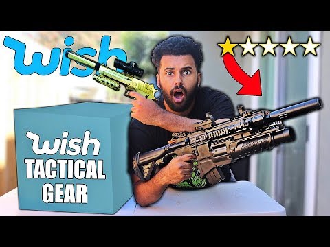 I Bought ALL The WORST Rated TACTICAL GEAR On Wish!! *MYSTERY PACKAGES* Video