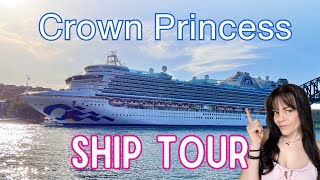 Crown Princess FULL Ship Tour | Princess Cruises | Deck-by-Deck Walkthrough 2025