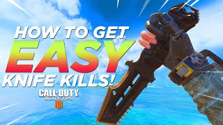 Black Ops 4 - Easiest way to get "COMBAT KNIFE" Bloodthirsty Medals! (Best Combat Knife Class Setup)