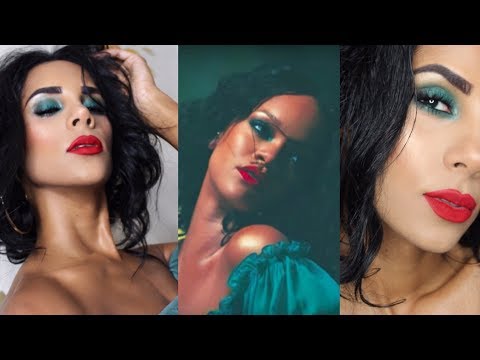 Rihanna Wild Thoughts Inspired Makeup | Nathalie Munoz