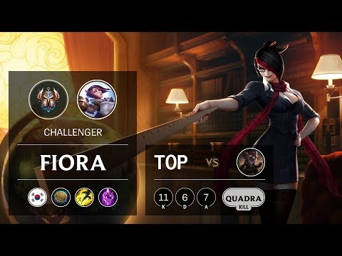 Fiora Top vs Kled - KR Challenger Patch 9.15