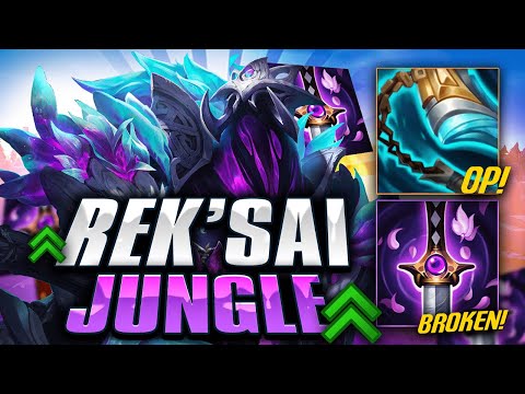 NEW Rek'sai Jungle S Rank Build To CARRY Soloq | High ELO 200 LP