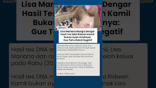 Download lagu Lisa Mariana Nangis Dengar Hasil Tes DNA Ridwan Kamil Bukan Ayah Anaknya mp3 Download lagu Lisa Mariana Nangis Dengar Hasil Tes DNA Ridwan Kamil Bukan Ayah Anaknya mp3