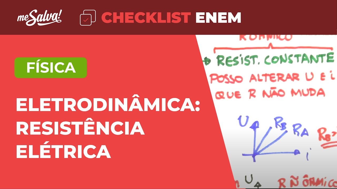Associação de Resistores - Física | Checklist ENEM | Me Salva!