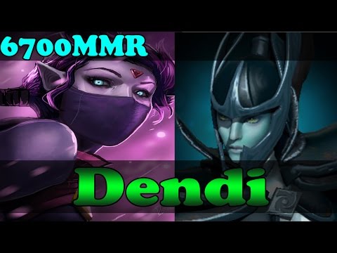 Dota 2 - Dendi 6700 MMR Plays Phantom Assassin And Templar Assassin -