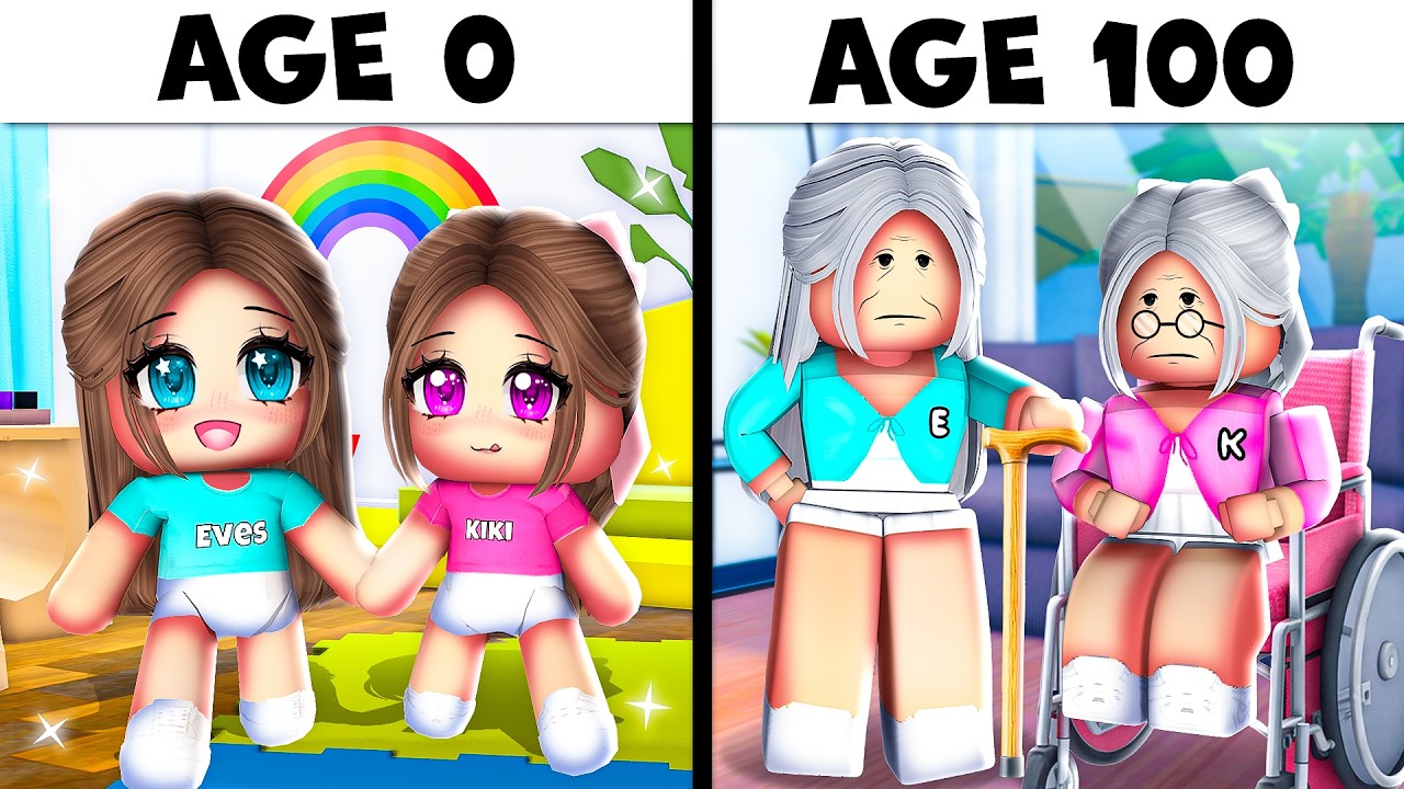 We Lived From 0 To 100 YEARS OLD In Roblox..(Brookhaven)