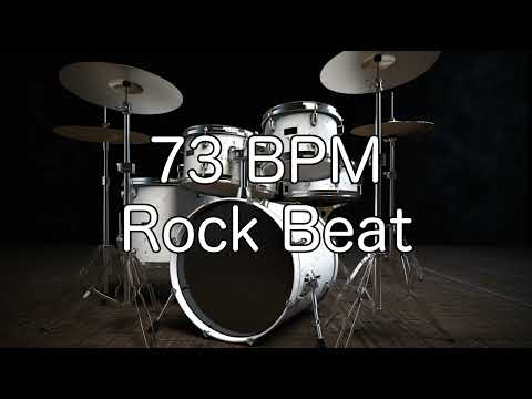 73 BPM Punchy Rock Drum Beat for Guitar, Bass and Instrumental Practise