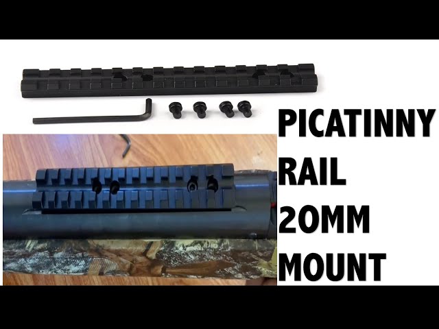 Vídeo relacionado con FOCUHUNTER Picatinny Soporte de Montaje táctico Montaje de Alcance de Perfil Alto Soporte de Soporte Riel Weaver Picatinny Rail 20 mm Aluminio con 13 Ranuras Picatinny Rail