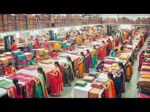 1000 रुपए वाली साड़ी | मात्र 40 रुपए से साड़ी | 250 से लहँगा | 40 ₹ से कुर्ती  | Sadi Factory Live