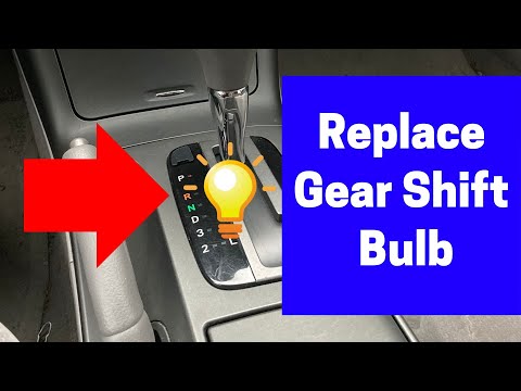 Replace Bulb For Car Gear Shift Lever In Minutes!