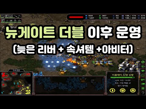 [Wave's Personal Screen] Terran vs Protoss New Gate Double Practice (Reaver + Speed Upgrade + Arbiter)