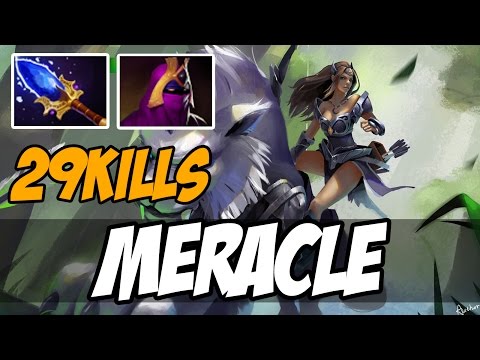 Meracle Plays Mirana WITH 29 KILLS - Dota 2