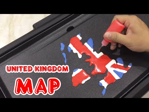 Pancake Art | United Kingdom Map | RN - PanK Art