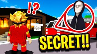 We SAVED a BURNING HOUSE And Found a HUGE SECRET In Roblox BROOKHAVEN RP!!