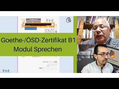 Goethe-/ÖSD-Zertifikat B1 | Modul Sprechen | (شرح بالعربية)