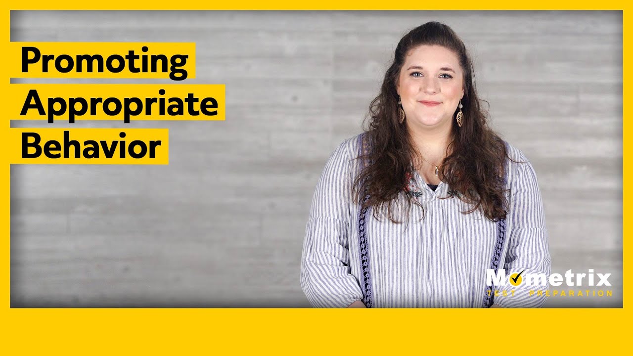 Promoting Appropriate Behavior