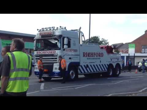 Hgv crash on Osmanston Road Derby