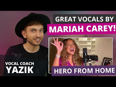 Vocal coach YAZIK reacts to Mariah Carey - HERO (Live at Home Tribute)