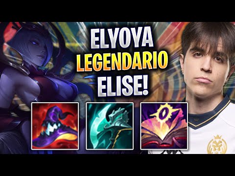 ELYOYA ES LEGENDARIO CON ELISE! - MAD Elyoya Juega Elise Jungla vs Zac! | Season 2023