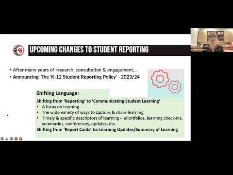SD46 Communicating Student Learning Webinar for Families | October 26, 2022 Recording