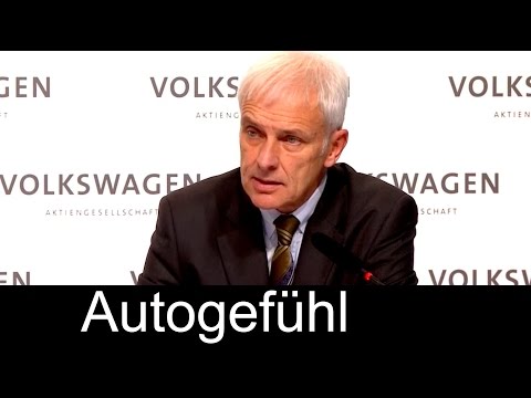 VW Volkswagen Dieselgate Abgas-Skandal Pressekonferenz Fragen & Antworten mit Vorstand