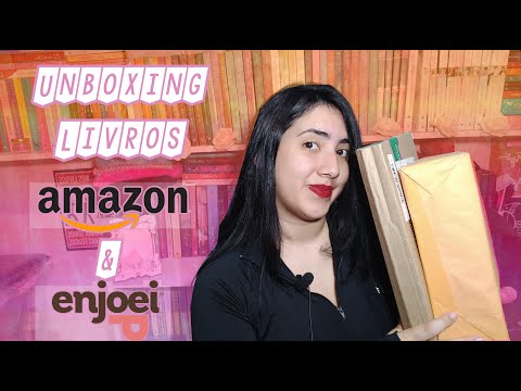 ?UNBOXING ? | ?Livros AMAZON+ENJOEI ?| Leticia Ferfer | Livro Livro Meu