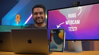 Huge Webcam + Mic Test | Apple Studio Display