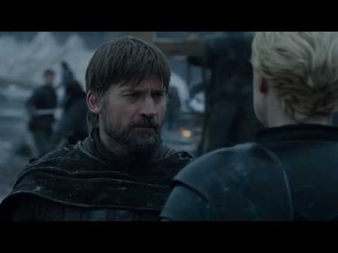 Jaime Lannister pide servir bajo su mando a Brienne de Tarth | Game of Thrones 8x2 Español Latino