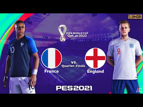 PES 21 PC - France vs England - Quarter Finals - FIFA World Cup 2022 - Atsrown Gaming