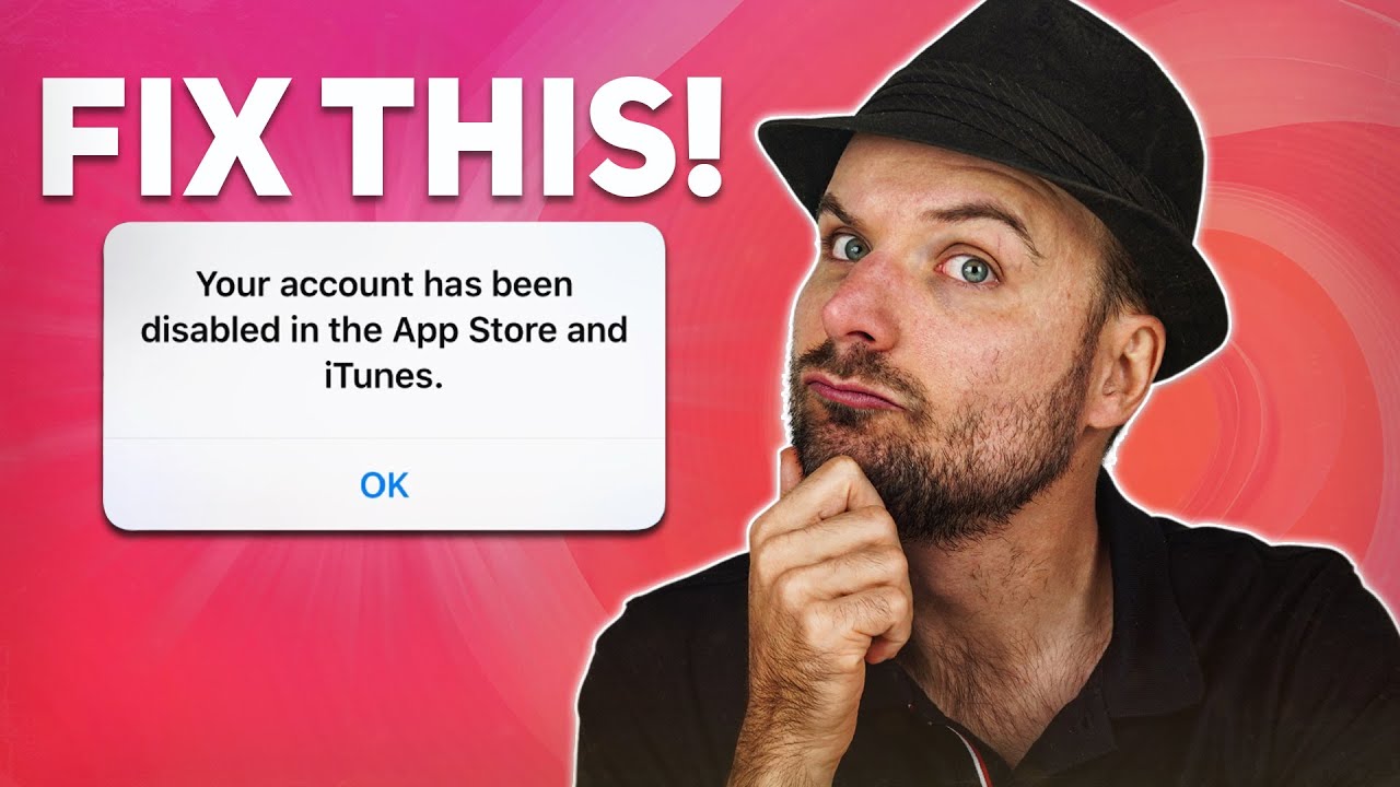 your account has been disabled in the App Store and iTunes