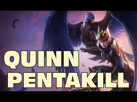 Quinn Pentakill - League of Legends - How to play adc - Quinn vs. Miss Fortune - Fed Veigar Stomp