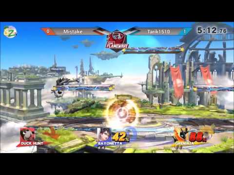 Team Flamewave: One Year Anniversary - Mistake (Bayonetta) vs Tarik (Greninja) Pools Winners Finals