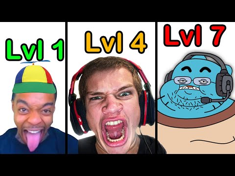 7 Levels Of Video Game Addiction...