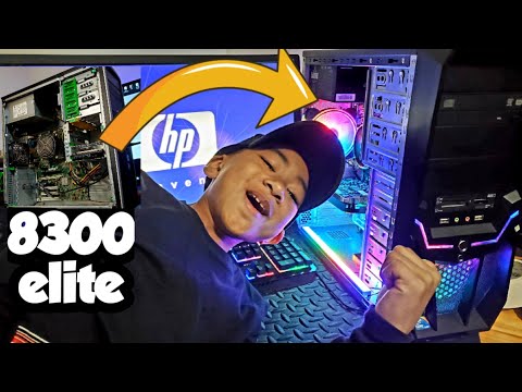 Budget Gaming Pc build with GIM RGB and Old 8300 Elite HP