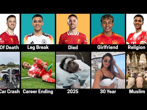 Comparison: Jamal Musiala vs Diogo Jota vs Lamine Yamal – Musiala leg break!!😢