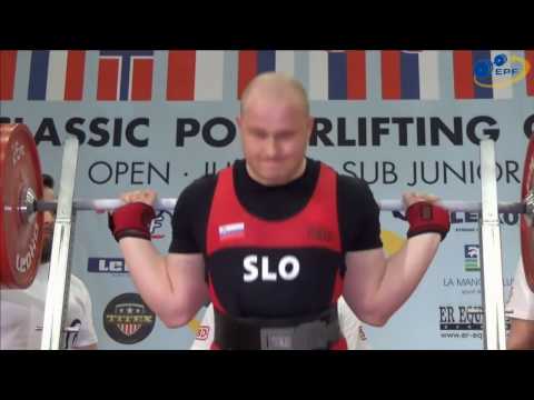 Men Open, 105 kg - European Classic Powerlifting Championships 2017