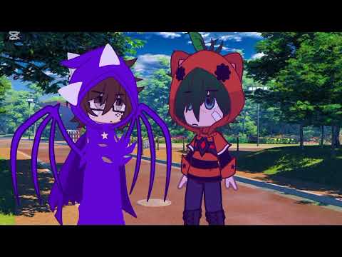 Mecha vs santi #gacha #gachacomunidade