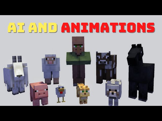 Addon Ai And Animations Minecraft Bedrock Minecraft Mod