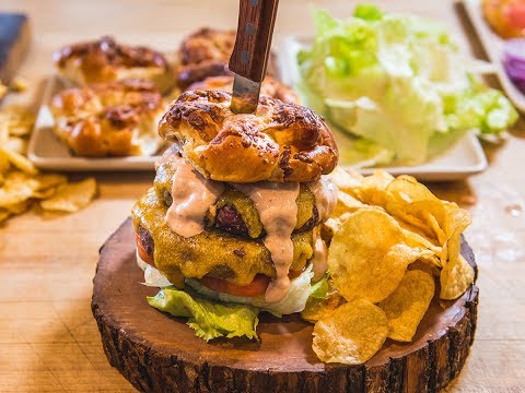 BBQ Smoked Burgers Recipe | Traeger Wood Fired Grills