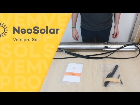 Bomba Solar PRO Samking 2HP 4” 4SP5-10 Híbrida CC/CA – Unboxing NeoSolar