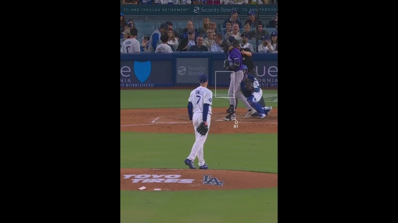 Blake Snell 11Ks against the Colorado Rockies #mlb #blakesnell #strikeouts #ladodgers