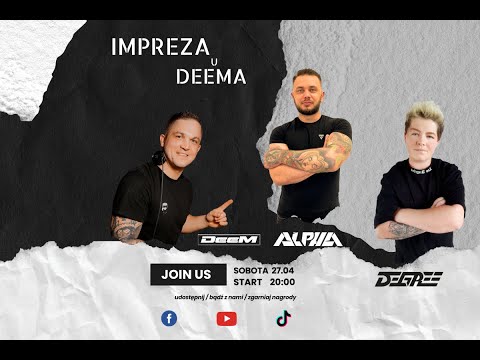DeeM  |  ALPHA  |  DEGREE  (27.04.2024)  Live Stream  KLUBOWA MUZYKA |  Retro time  2024 | TikTok
