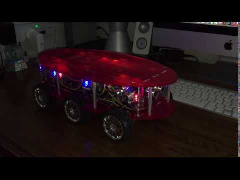 EPQ | Robotic Rover | LED random pattern demo
