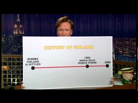 Conan O'Brien Goin' To Finland ,Invitation Ad! 1/27/06