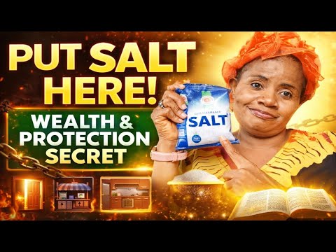 POWER UNLOCKED 🔓 | 5 Places You MUST Put Salt In Your House For Wealth, Favour & Open Doors!