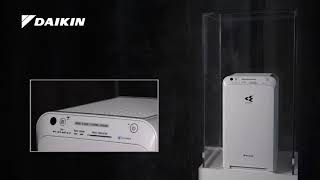 DAIKIN Demostración funcionamiento Purificadores Daikin MC55W: limpieza del aire en segundos. anuncio