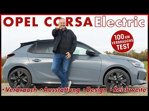 Opel Corsa Electric 100 km Verbrauch Test | Batterie Laden Preis Reichweite Review Deutsch 2023